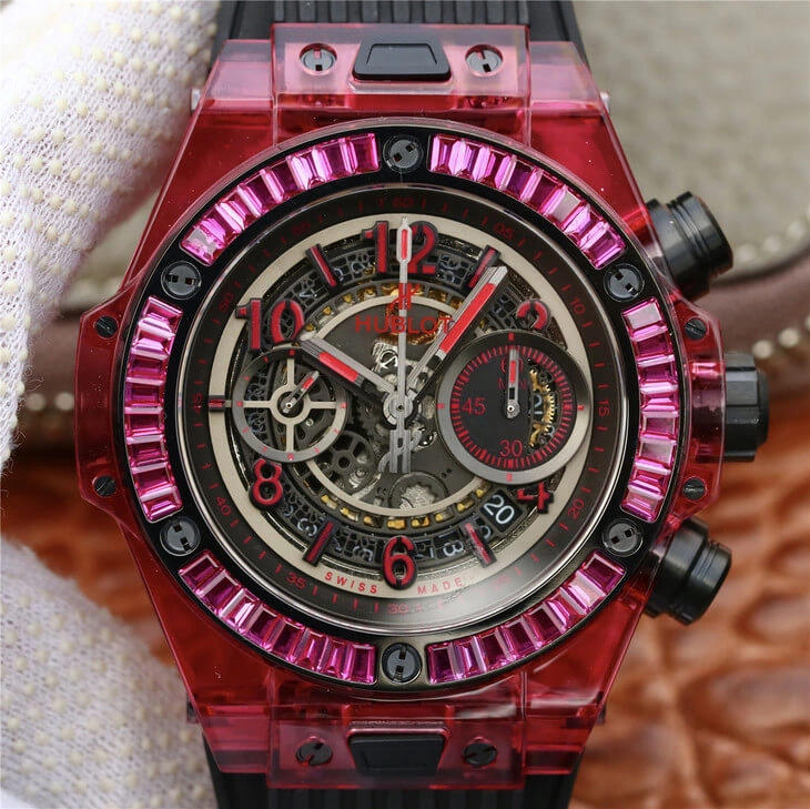 Hublot Big Bang 411.JX.4802.RT 1:1 Best Edition Replica Watch Black Rubber Strap